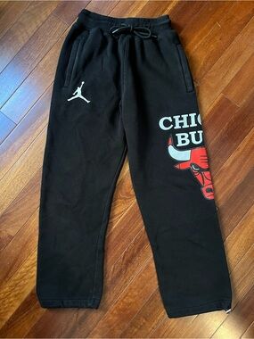 Jordan Flight Chicago Bulls Sweatpants Large NBA Basketball